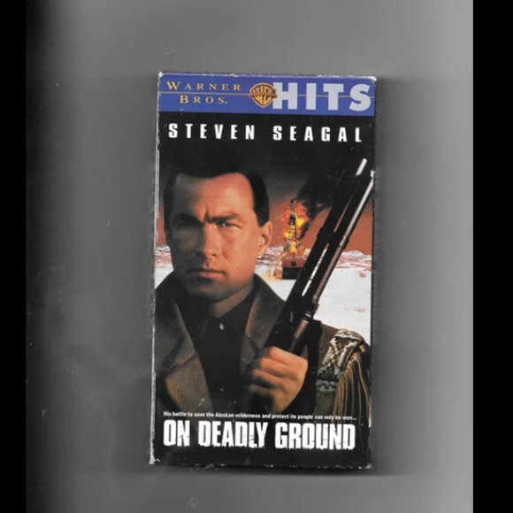 On Deadly Ground (VHS, 1999, Warner Bros. Hits), Vintage prior to 2000